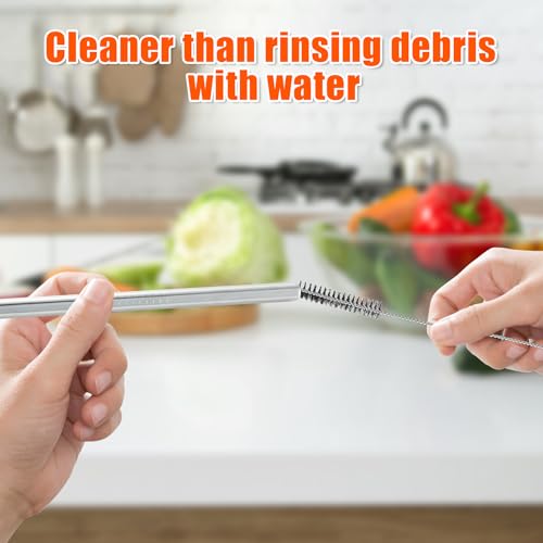 4PCS Tube Cleaner Brush 39 Inches Extra Long Straw Cleaner Brush with Soft Nylon Bristle for Cleaning Straw, Kegerator, Feeding Tube, Line, and Pump （Black） - color: 4pcs-black