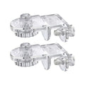Aquarium Lids Clips - 2pcs Acrylic Glass Cover Clamps, Fish Tank Top Holder, Secure Rimless Canopy Support, Rimless Glass Canopy Clips Holder | Transparent Lid Fasteners for Aquarium Tank Hood Covers
