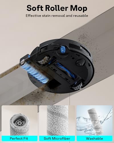 Leemone 20 Pack X11 OmniCyclone Replacement Parts for ECOVACS Deebot X11 OmniCyclone Robot Vacuum, 2 Main Brushes, 2 Roller Mops, 4 HEPA Filters, 4 Sponge Filters, 6 Side Brushes, 1 Cleaning Brush - style: Ecovacs X11 OmniCyclone Parts