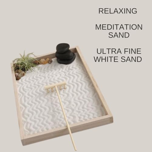 The Wood Etch 5 lb Natural White Sand for Sandbox, Sand Art, Home Decor, Sensory Bin, Aquarium & More, Odorless, Non-Toxic, Safe for Kids & Pets, Versatile, and Clump-Free for Easy Handling