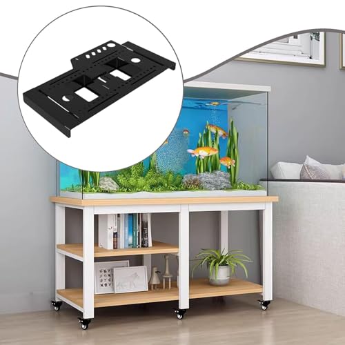 Fish Tank Storage Rack Fish Tank Organizer, Accessories, Spare Parts Professional, Sturdy Retractable Tool Storage Holder, Black