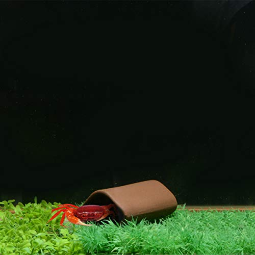Saim Fish Shrimp Spawning Cave Ceramic Hideout Breeding Shelter Aquarium Fish Tank Betta Decor Ornament, Small - size: Small