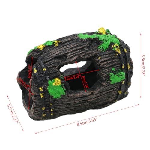 Aquariums Resin Decoration AntiqueBarrel Shelter House Shrimps Fish AquaticHideouts Fishtanks Ornament Scene Landscape - size: Small