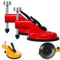 Adjustable Height Setter, Floor Gap Fixer Tool, Professional Countertop Leveling Tool with Heavy-Duty Rubber Suction Cups for Stone Slab (2pcs red) - color: 2pcs Red