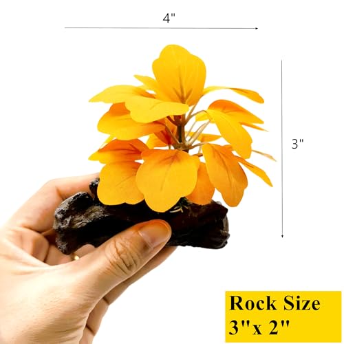 M2cbridge Artificial Fish Tank Plants Silk Aquarium Plastic Plant Aquatic Water Grass Foreground Decor(3PCS Small Colorful) - color: 3pcs Small Colorful