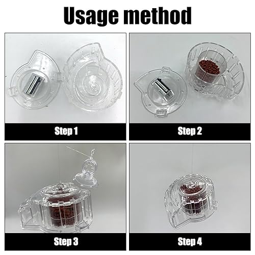 MiOYOOW Aquarium Planaria Catcher, Transparent Snail Trap Natural Capture Planaria Catch Box for Aquarium Fish Tank Planaria Tiny Snail