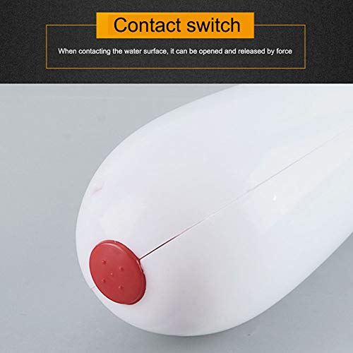 Arinda Fishing Spomb Rocket Shape Spod Fishing Feeders Float Bait Holder Tackle Tool Accessories - color: Red, size: Large