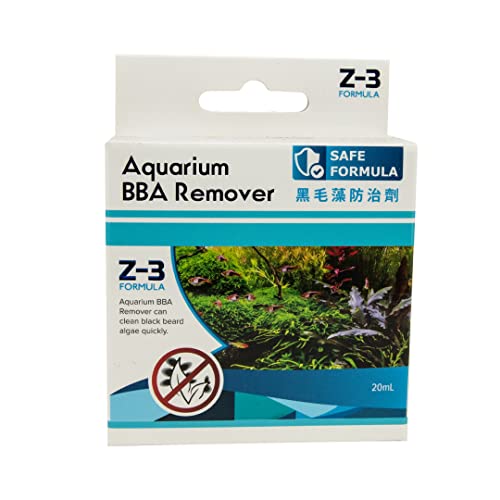 SL Aqua Z-3 Freshwater Aquarium Algae Control - Aquarium BBA Remover and Algae Remover for Large & Small Fish Tanks - Safe Aquarium Water Treatments for Algae Control
