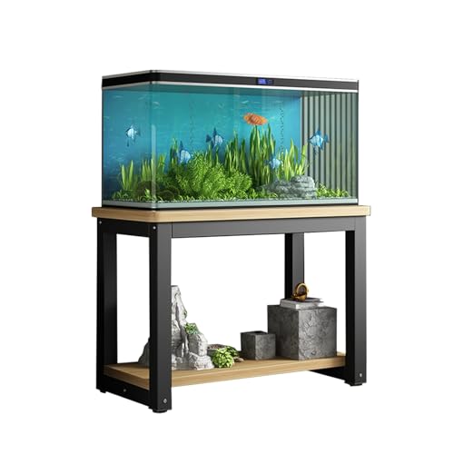 Fish Tank Stand Fish Tank Stand with Non-Slip Foot Mats, Black Turtle Tank Table, Living Room Aquarium Cabinet, Fish Tank Decorative Table, Reptile Stand(A,50x35cm(19 3/4" x13 3/4"))" - color: A, size: 50x35cm(19 3/4"x13 3/4")