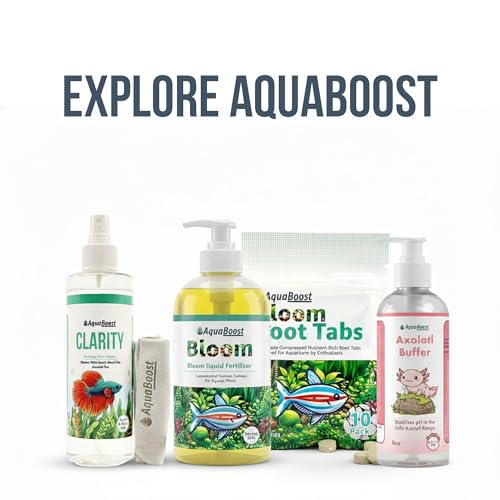 Aquarium Glass Cleaner - Streak-Free, Removes Water Spots & Mineral Deposits, Ammonia-Free, Safe for Acrylic & Plastic, 8oz Spray Bottle with Microfiber Cloth