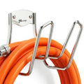 JBscoop Garden Hose Holder, Garden Hose Hanger Wall Mount for Water Hose, Extension Cords, Air Compressor Hose, Heavy Duty & Rust Proof (90 Feet)