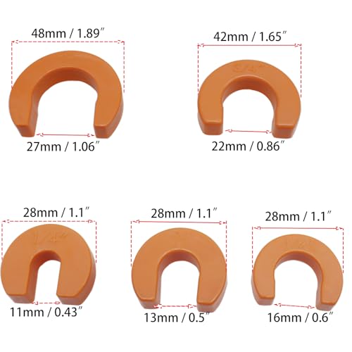 Disconnect Clips Slip Fitting Removal Tools Set of 5 Sizes 1/4", 3/8", 1/2", 3/4", 1" Fitting Slip Removal Tools