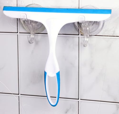 Antimbee 3 Pack Suction Cup Hooks, Clear Suction Cup Hanger, Removable Small Suction Cups for Shower, Bathroom, Glass, Door, Windows, Kitchen-Max Hanging up to 11 lbs on Smooth Surface - color: Transparent
