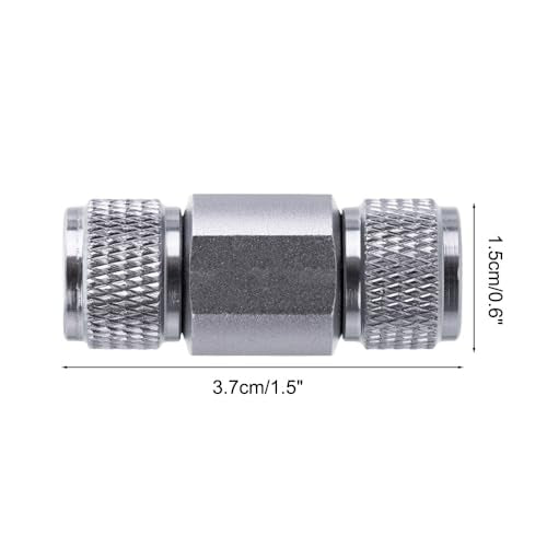MiOYOOW Aquarium Check Valve, Anti-High-Pressure Fish Tank Air Pump Valves for Air CO2 Line 4MM Hose