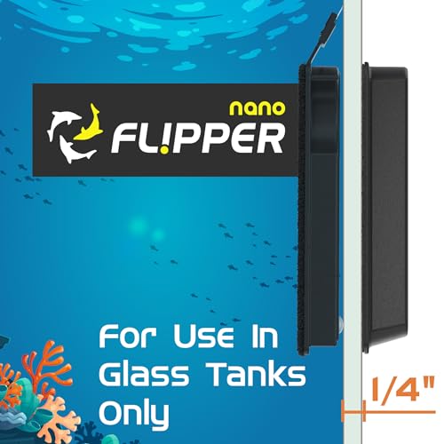 - Flipper Nano Aquarium Algae Cleaner For Glass Tanks Only Upto 1/4-Inch …