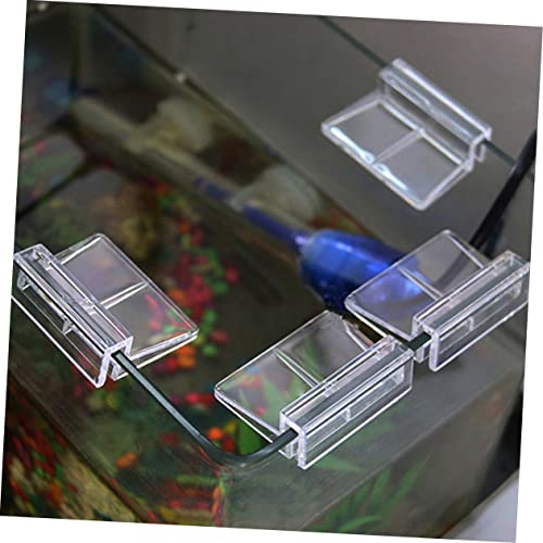 10pcs Acrylic Support Bracket for Fish Tank Aquarium Lid Holder Fish Tank Bracket for Pets