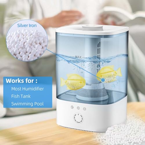 Humidifier Cleaner 6 Pack,Humidifiers Fish Tanks Cleaner,Warm&Cool Most Humidifiers and Fish Tank,Purifier Water (Yellow) - color: Yellow
