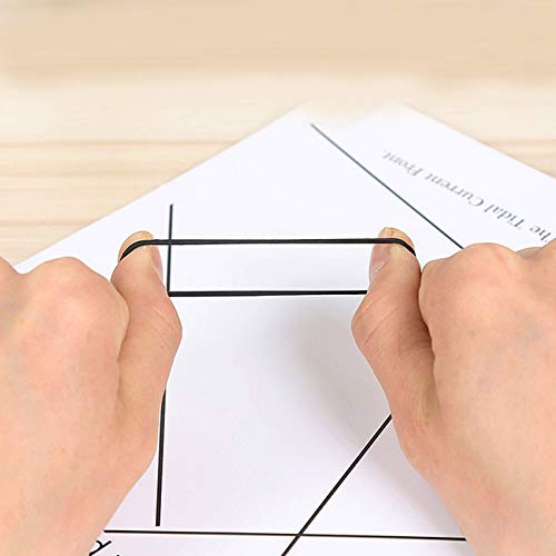 AMUU Rubber Bands1200pcs black small Rubber Band Mini Soft Elastic Bands for Braids Diameter 16mm rubber bands for Office Supplies School Home - color: Black-1200Pcs