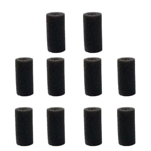 10Pcs Aquarium Pre-Filter Sponge 3.15×1.57in, Anti-Suction Filter Foam for Small Fish Shrimp, Fits Freshwater Saltwater Tank Intake