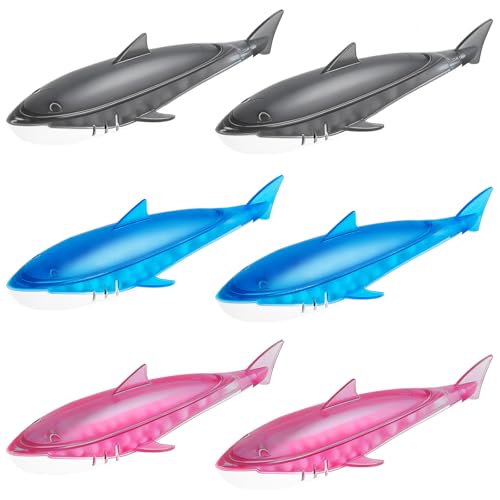 Leemone 6 Pack Humidifier Cleaner Shark, Demineralization Float Shark Compatible with All Humidifier and Fish Tank - color: Colorful Fish-6p