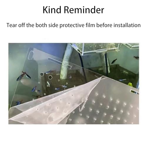 Acrylic Fish Breeding Box, Magnetic Fish Isolation Box Fish Separator for Aquarium Hatchery Incubator Tank for Baby Fishes Shrimp Clownfish Guppy (Small, Reinforced Magnetic Model) - size: Small, Reinforced magnetic model