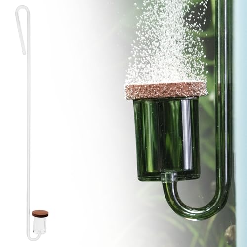 Aquario Neo CO2 Aquarium Diffuser - CO2 Diffuser Aquarium Kit, CO2 Diffuser for Aquarium Plants, CO2 System for Aquarium - Curved Original Diffuser, Large - size: Large