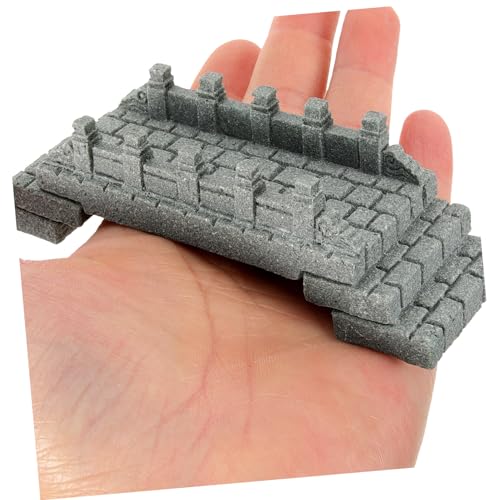 Toyvian Miniature Vintage Arch Bridge Aquarium Decor Landscaping Statue for Fish Tanks Ornament for Indoor Outdoor DIY Micro Landscape