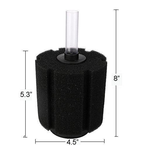 Bio Sponge Filter for Betta Fry Aquarium Fish Tank Up to 60 Gallon Each, 3-Pack (L)