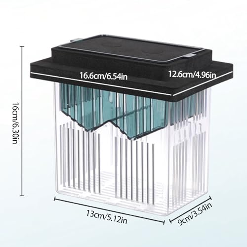 Floating Breeding Box for Aquarium Clear Design Safe Hatchery Container for Shrimp Fish Fry Secure Habitats Aquarium Accessory