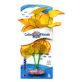 ColorBurstFlorals Broad Lily Leaf Small Silk Aquarium Plant