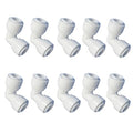 1/4" RO Tubing 90-Degree Elbow Connector, Push-to-Connect Fittings for RO/DI Water Filter Systems & Aquariums (10 Pack) - style: 1/4" elbow connect(10)