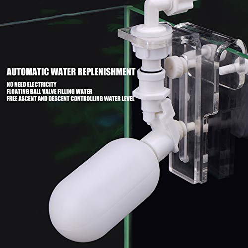 Pssopp Auto Water Filler Controller, Easy to Install Nonelectric Auto Top Off System Water Level Controller Adjustable Ball Valve for Aquarium Fish Accessories