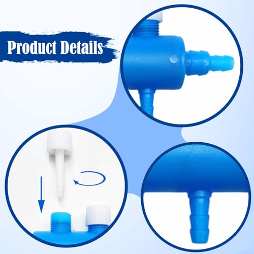 Aquarium Air Control Valve, Practical Air Pump Connector, Fish Tank Accessory, Multi-Port, 8 Way - size: 8 Way