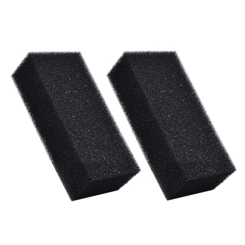 ALEGI Filter Foam Sponges, Bio Sponge Filter Media Pad, Cut-to-Size Foam for Aquarium Fish Tank (10" x 4.7" x 2.75" (2pcs)) - size: 10" x 4.7" x 2.75" (2pcs)