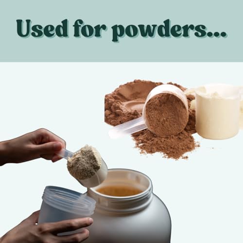 9 mL (9 CC) Long Handle Plastic Measuring Spoon for Coffee, Protein Powder, Pet Food, Spices, Grains, Dry Goods – Food-Grade BPA-Free (Pack of 10) - size: 9 mL | 9 cc