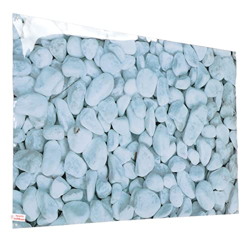Aquarium Poster Self Adhesive 3D PVC Fish Tank Background Decoration, Non Wallpaper with Realistic Patterns for Freshwater and Saltwater Aquariums (61 * 30CM) - size: 61*30cm