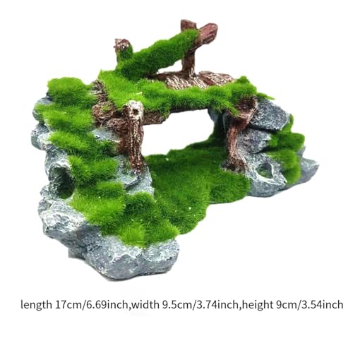 predolo Aquarium Decor Fish Shelter for Small Fish, Bridge Shape - color: Bridge Shape
