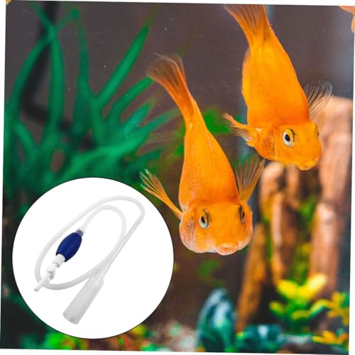 GLEAVI Aquarium Water Changer Manual Pump Gravel Vacuum Cleaner Fish Tank Siphon Tool for Aquarium Maintenance and Gravel Cleaning