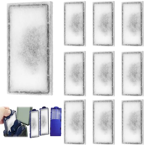 Nosiny Filter Foam Cartridge Pad Compatible with Fluval U2 Poly-max with Zeolite Particles Underwater Sponge Aquarium Underwater Filter Replacement Accessories for Aquarium Fish Tank - size: U2