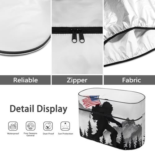 Ape Man American Flag RV Propane Tank Cover Weather Resistant Gas Cylinder Cover Dustproof Camper Propane Tank Cover Camper Accessories Washable - color: Ape Man American Flag, size: Small-Double 20LB