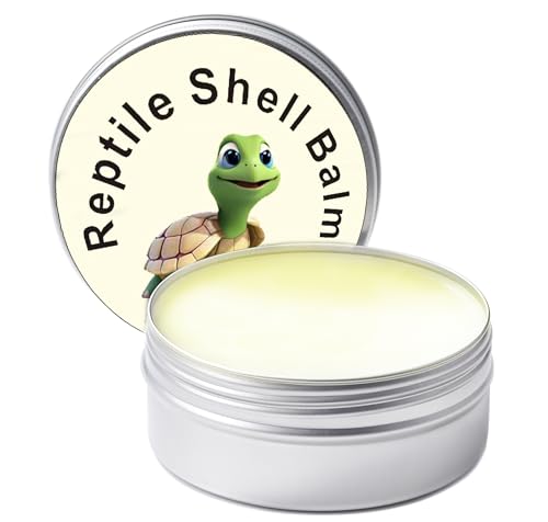 Reptile Shell Balm 2 Oz Turtle Shell Care Conditioner Moisturizer for for Tortoise, Lizard, Reptiles in Dry Environment Prevent Skin Dryness on Basking Platform, Tank, and Rock 60 g