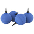 Pawfly Aquarium Air Stone Bubbler 2 Inch, Oxygen Diffuser Airstone for Air Pump Fish Tank Bucket Pond and DWC Reservoir, 4 Pack - color: 4 Pack(Blue)