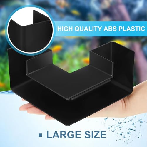 Shrimp Decor - Aquarium Hideouts & Tunnels, Fish & Shrimp Breeding Caves - color: Corner Tunnel Black