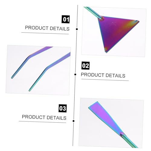 VICASKY 3Pcs Aquarium Tools Set Stainless Steel Aquatic Plants Tweezers Spatula Maintenance Tool for Aquascaping Rustproof Durable for Fish Tank Care