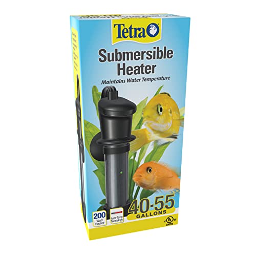 Tetra Submersible Heater With Electronic Thermostat, 200-Watt - size: 40-55 Gallon