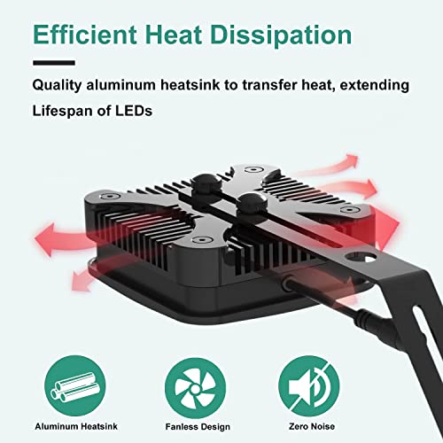 Lominie LED Aquarium Light, Full Spectrum Fish Tank Light, Clip on Freshwater Planted Light Adjustable Gooseneck for Freshwater Coral Fish Tanks, Dimmable Nano Refugium Tank Light Supports Remote Wifi - size: P30 Freshwater