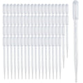 Zkupanx 100 PCS 3ML Pipettes Dropper - Disposable Plastic Dropper Pipette for Accurate Liquid Transfer, Excellent Suction, Pipettes for Essential Oils, Resin, Crafts, Labs, Kids Activities, DIY Art - size: 3mL 100PCS