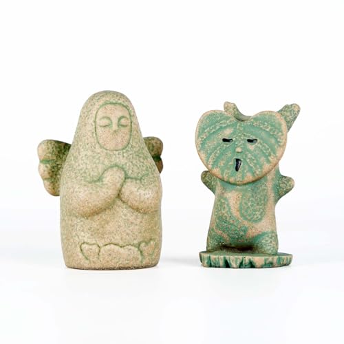 2.95in TOTK Korok Statue Yahhaha Sandstone Statue, Resin Statue Fish Tank Decoration TOTK Gift Korok Statues Resin BOTW Figure Game Room Decoration