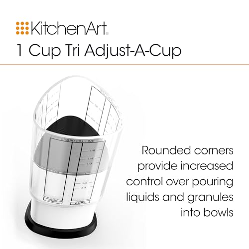 KitchenArt Pro Adjustable Measuring Set, Includes Adjustable Tablespoon, Teaspoon, and 1 Cup Measuring Cup - size: Tablespoon, Teaspoon, 1 Cup