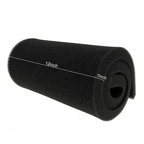 AFA Aquarium Filter Media Sponge Pad, Fish Tank Bio Open Cell Coarse Foam Block Foam Pre Filter Sponge Material (12" x 36" x 1" 35ppi)